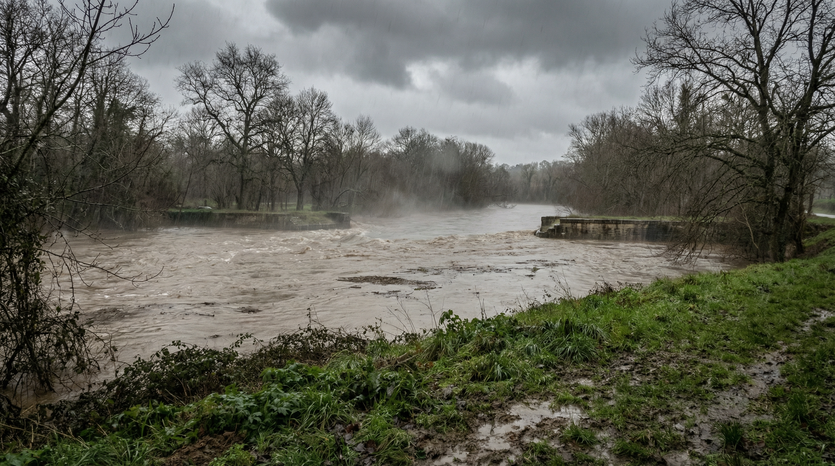 12 départements en alerte orange crues avant la tempęte Nils mercredi
