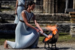 Tokio 2020. W Olimpii zapłonął olimpijski ogień