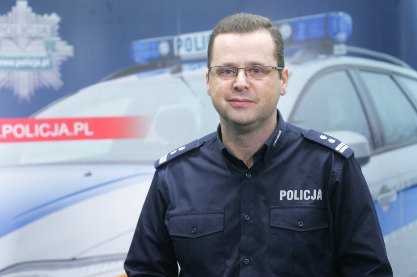 Mariusz Sokołowski, były już rzecznik Komendy Głównej Policji