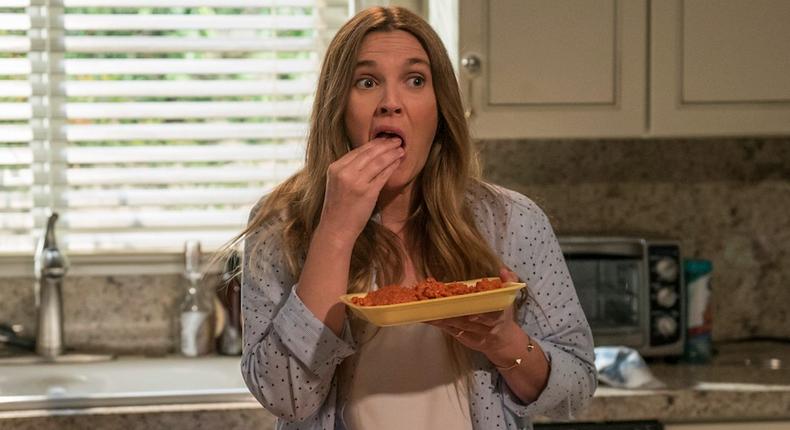 Drew Barrymore stars on Netflix's Santa Clarita Diet.