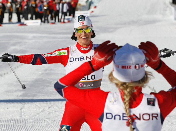 Norwegowie mistrzami nart, Bjoergen dominatorką