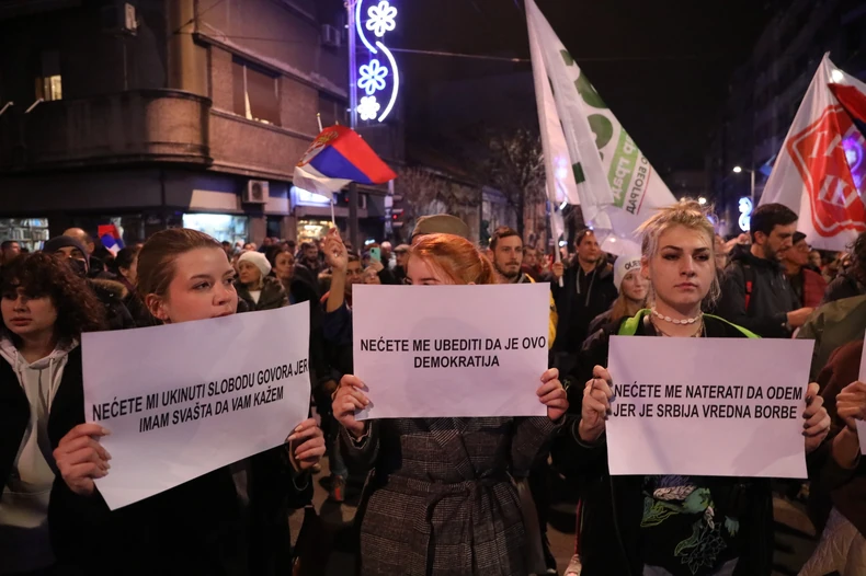 Protest protiv "Rio Tinta"