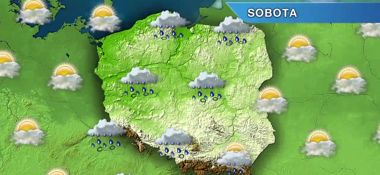 Sobota deszczowa prawie w całej Polsce. Przejaśnienia tylko na północnym zachodzie. PROGNOZA POGODY