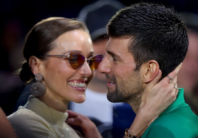 Jelena i Novak Đoković posle finala u Torinu foto: Ella Ling/Shutterstock Editorial