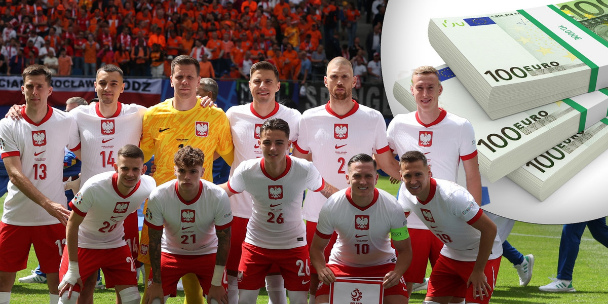 Polscy piłkarze mogą na Euro 2024 zarobić miliony.