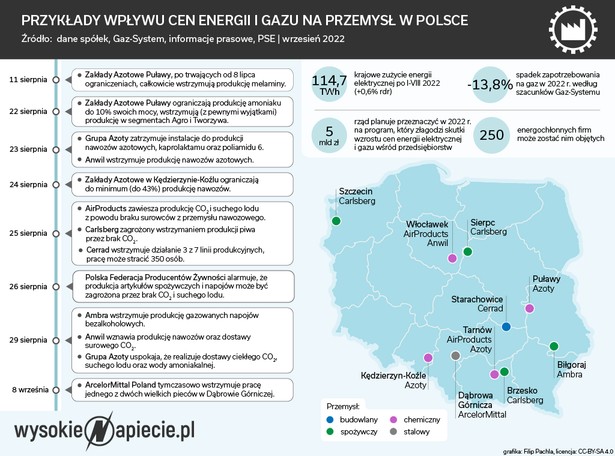 Polski przemysł lepiej zniósł kryzys energetyczny niż niemiecki