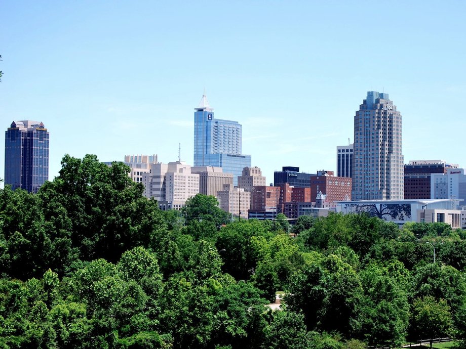 6. Raleigh, North Carolina