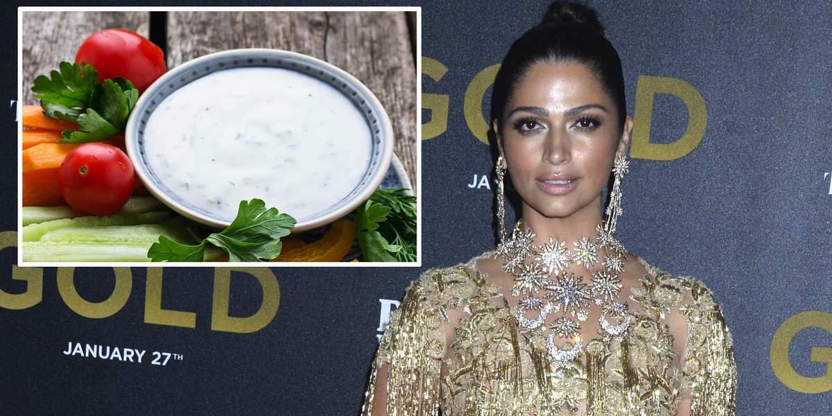 Camila Alves podpowiada, jak wykorzystać sos tzatziki.