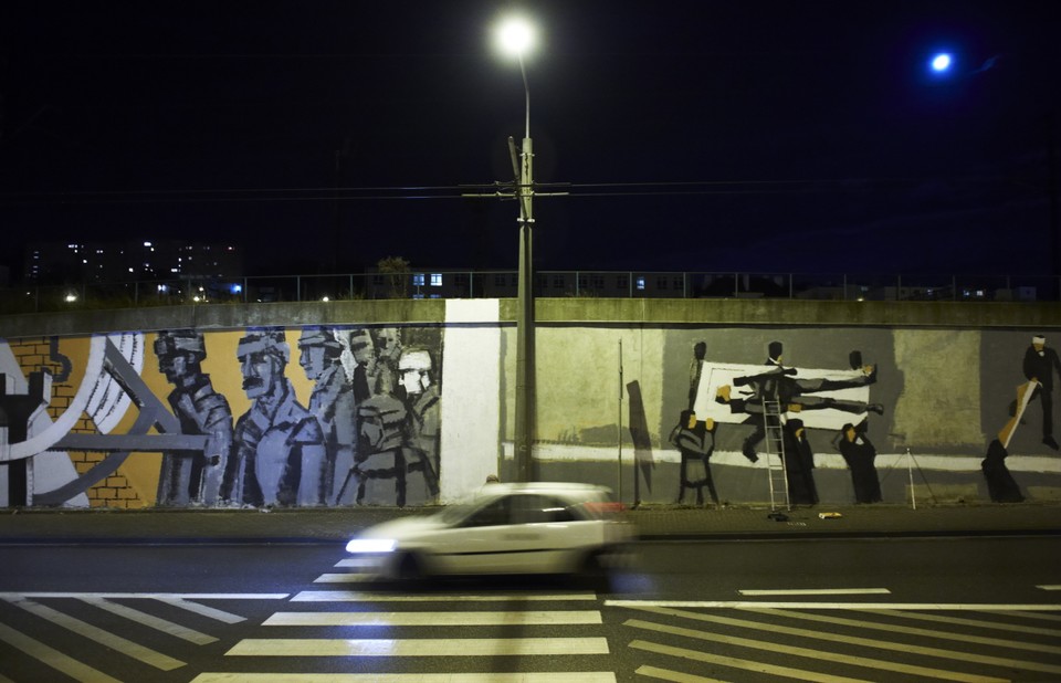 GDYNIA MURAL GRUDNIEŃ'70