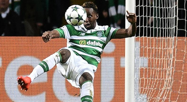 Striker Moussa Dembele, in action in September 2016, struck the winner to put Celtic in the Scottish League Cup final