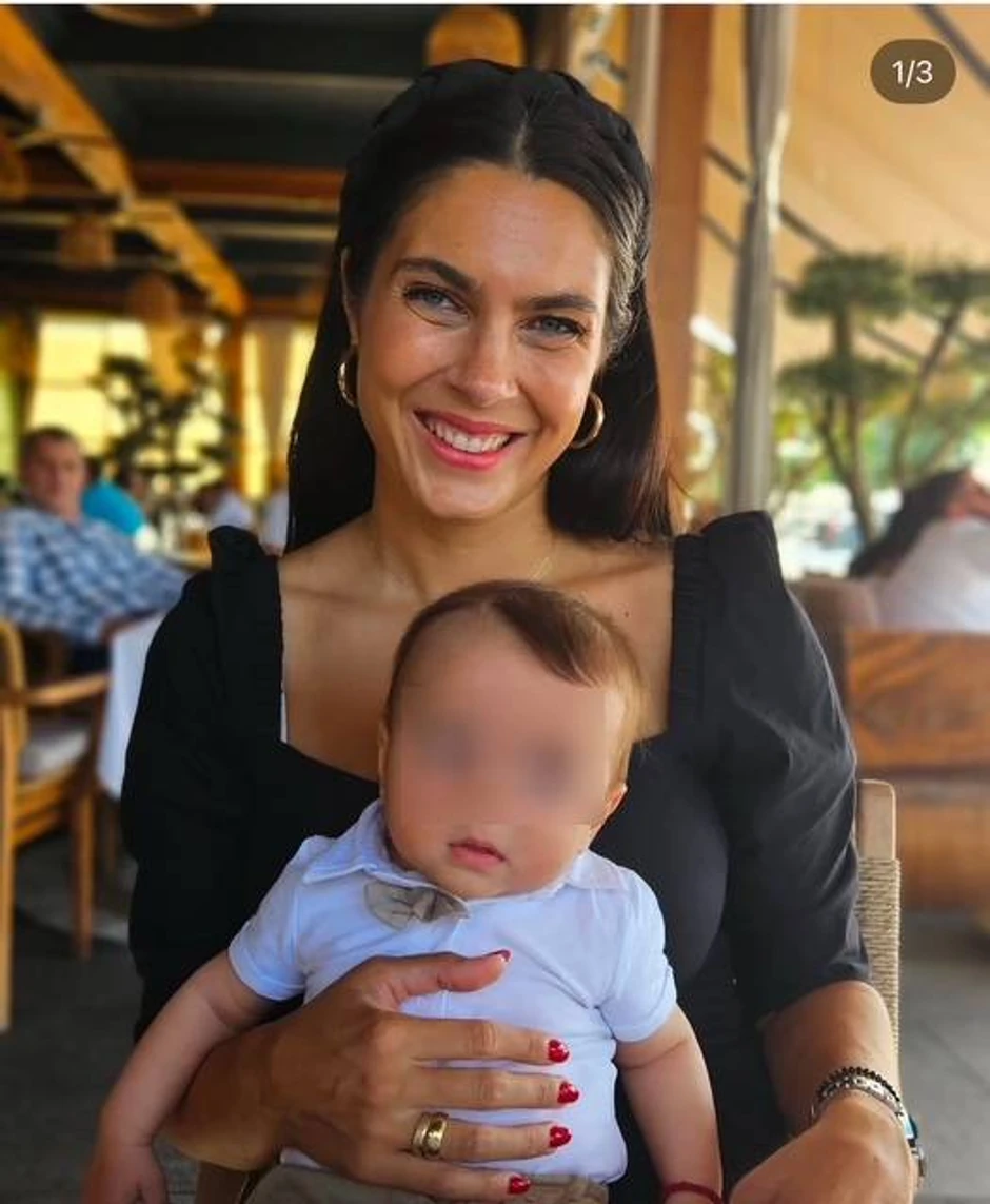 Milica Mandić sa sinom