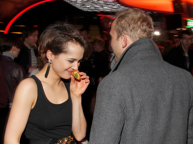 Borys Szyc (zagrał w 'Big Love' epizod) i Aleksandra Hamkało