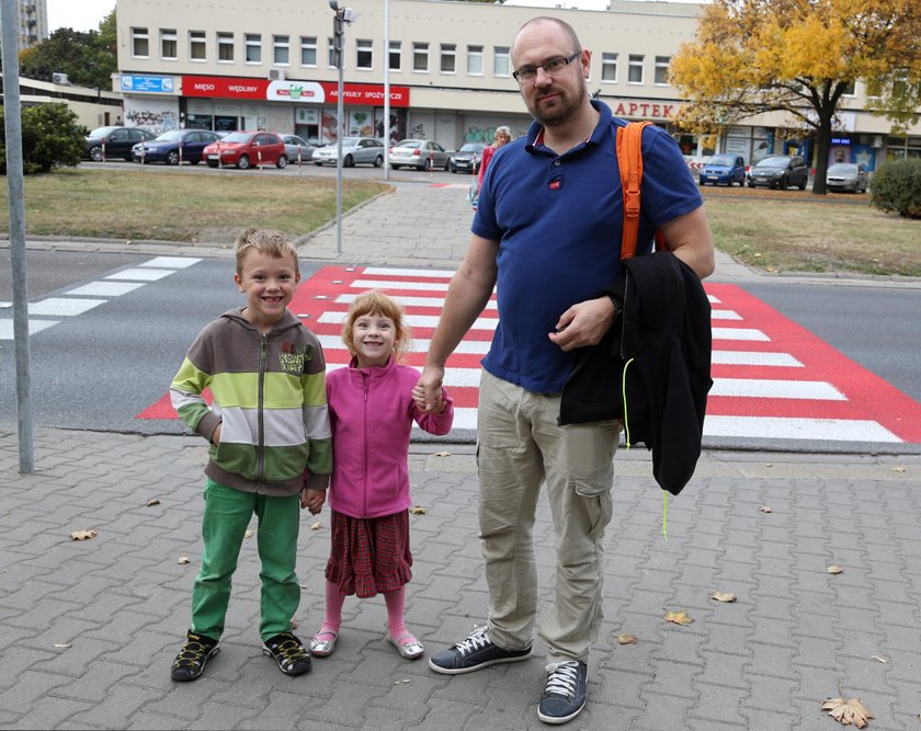 Aktywne przejście przy ul. Kondratowicza