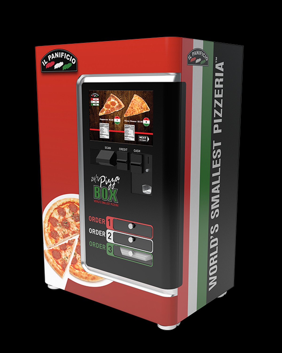 Automat do sprzedaży pizzy, źródło: 24/7 Pizza Box