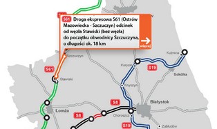 Coraz szybciej do państw bałtyckich. Wiadomo, kto wybuduje kolejny odcinek S61 [MAPA]