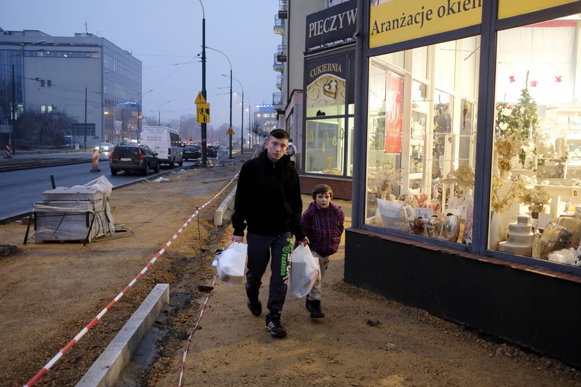Sosnowiec. Wąskie chodniki po przebudowie ulicy 3 Maja