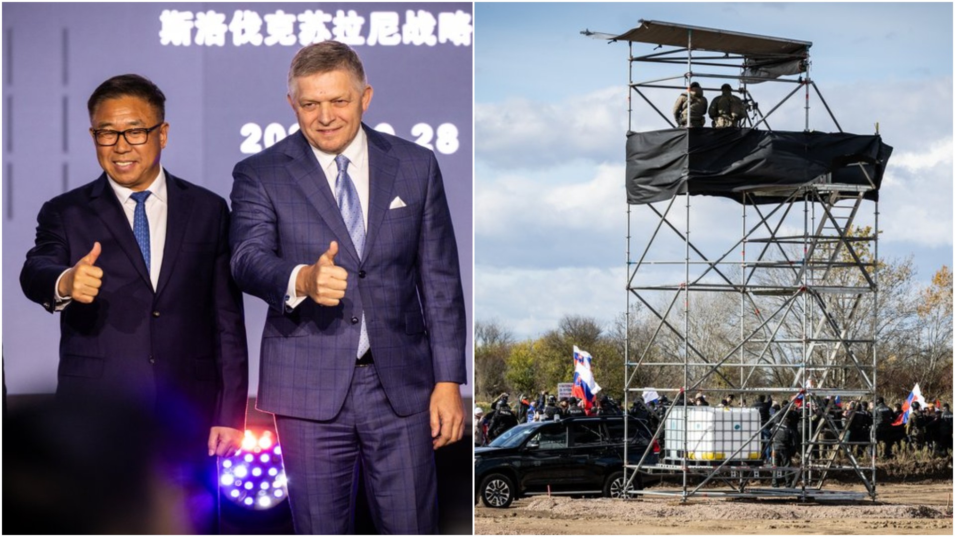 Premiér Robert Fico s predstaviteľmi čínskej firmy GIB na výjazdovom rokovaní vlády o baterkárni v Šuranoch