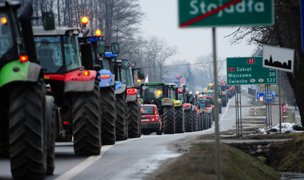 protest rolników