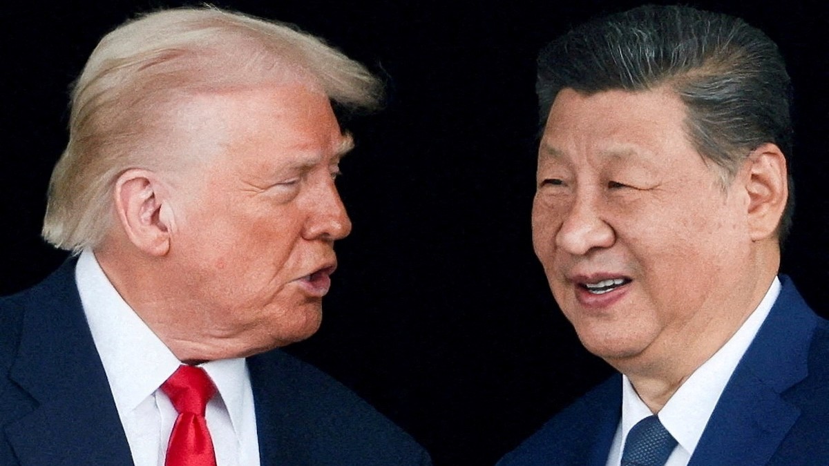 Americký prezident Donald Trump a čínsky prezident Si Ťin-pching.