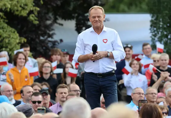 Byłam na wiecu Tuska. "Niby boomer, ale nie do końca"