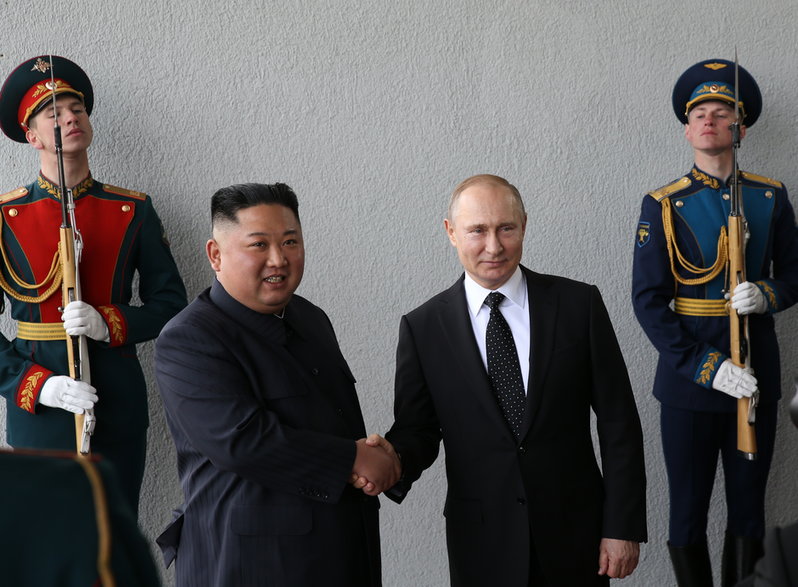 Pierwsza wizyta Kim Dzong Una w Rosji. 25 kwietnia 2019 r. 