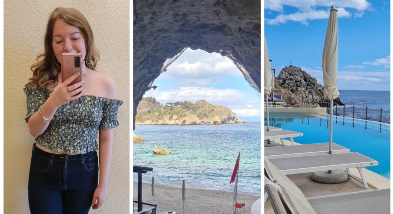 Mikhaila Friel stayed at UnaHotels Capotaormina in Sicily in April.Mikhaila Friel/Insider