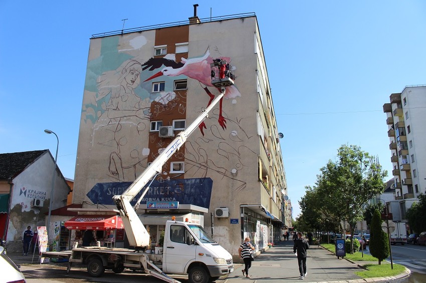  Locirano je 18 gnezda bele rode.