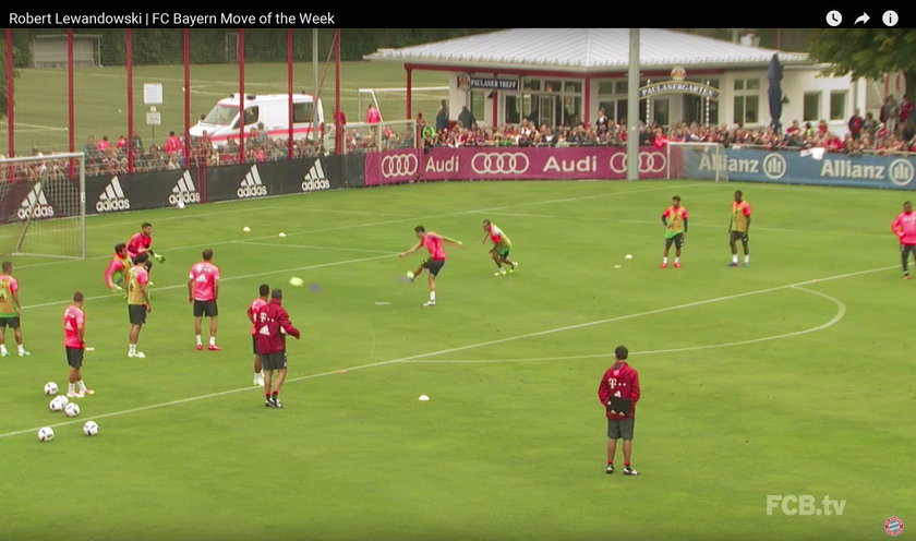Robert Lewandowski ośmieszył Philippa Lahma na treningu Bayernu