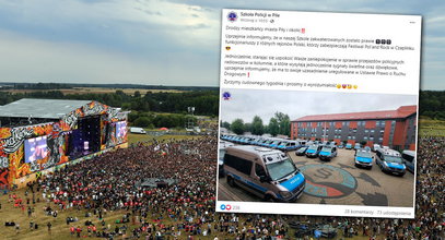 Wielkie policyjne ruchy z powodu festiwalu Owsiaka. Policja przyznaje, że wywołała zaniepokojenie