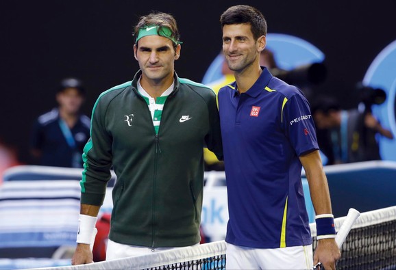 Rodžer Federer i Novak Đoković