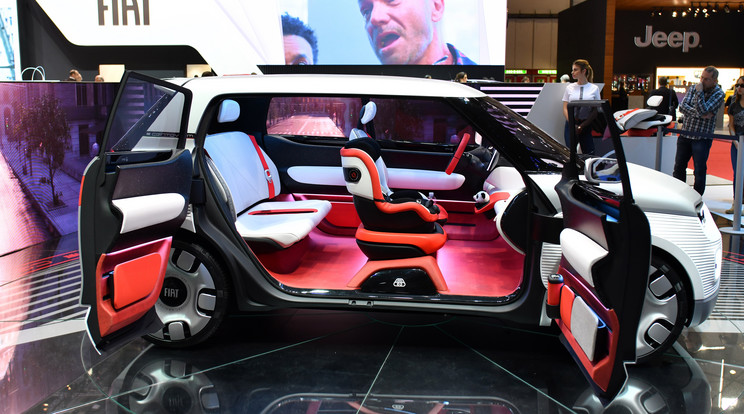 A hírek szerint 2019-es Genfi Autószalonon bemutatott Fiat Centoventi tanulmány továbbfejlesztése lesz az új elektromos Panda. / Fotó: Getty Images