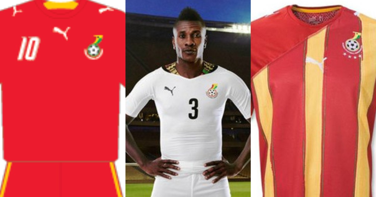 Black Stars Here are the jerseys Ghana wore in all FIFA World Cup