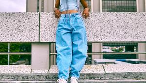 While millennials love skinny jeans, Gen Z prefers baggy denim. Delmaine Donson/Getty Images