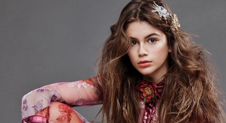 Kaia Gerber for Teen Vogue December 2015/January 2016 