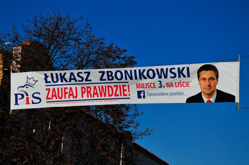 Baner Łukasza Zbonikowskiego