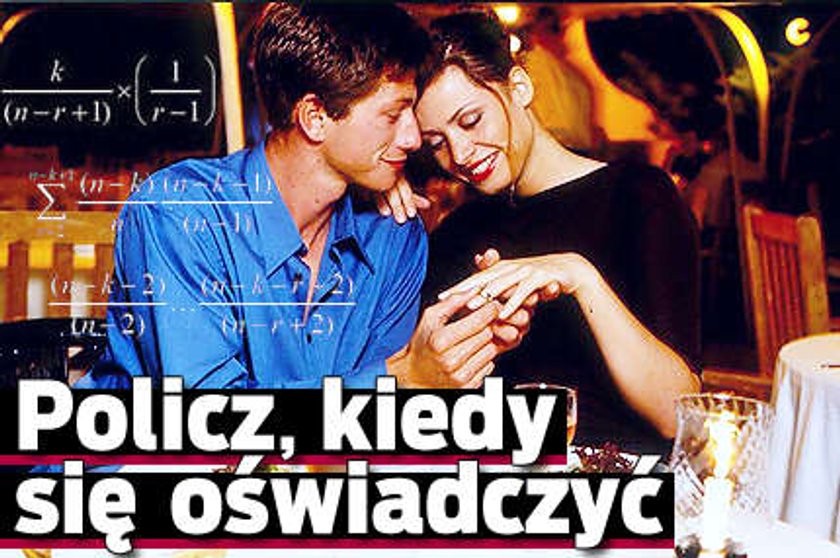 Policz, kiedy się oświadczyć!