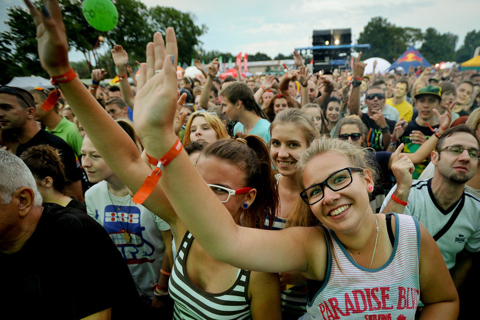 Publiczność na Ostróda Reggae Festival 2013 - dzień pierwszy