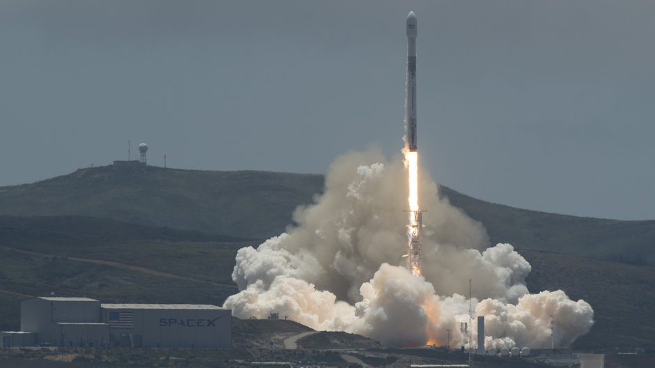 Start rakiety z bazy Vandenberg w Kalifornii. Stąd ma zostać wystrzelony kolejny satelita dla niemieckiej armii