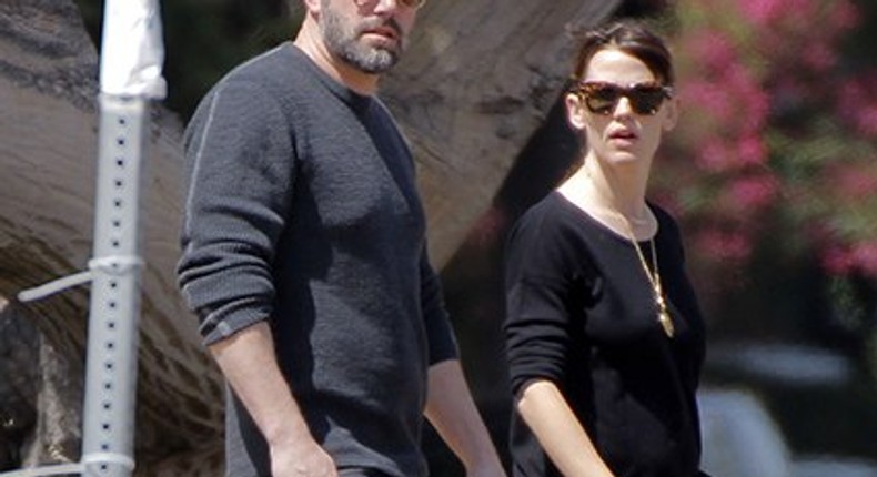 Ben Affleck and wife Jennifer Garner in California