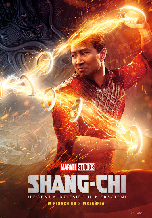 Plakat z filmu Shang-Chi i legenda dziesięciu pierścieni