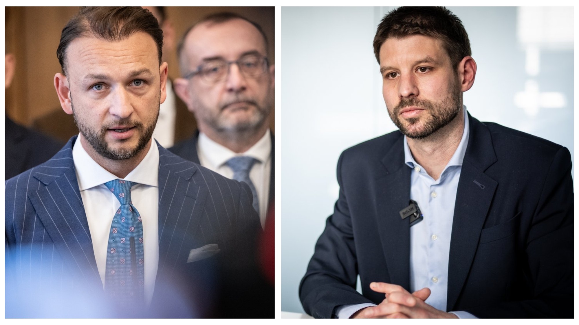 Matúš Šutaj Eštok a Michal Šimečka