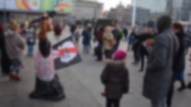 Katowice: skromna manifestacja kobiet