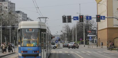 Światła stopują tramwaje