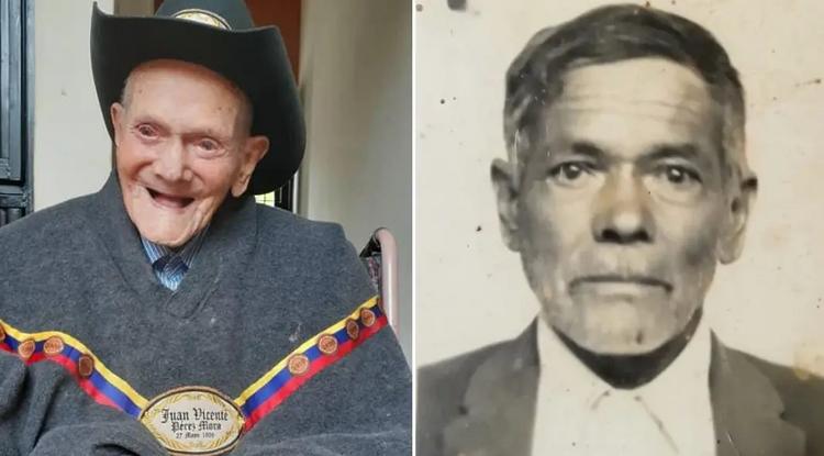 A világ volt legidősebb férfija, Juan Vicente Pérez