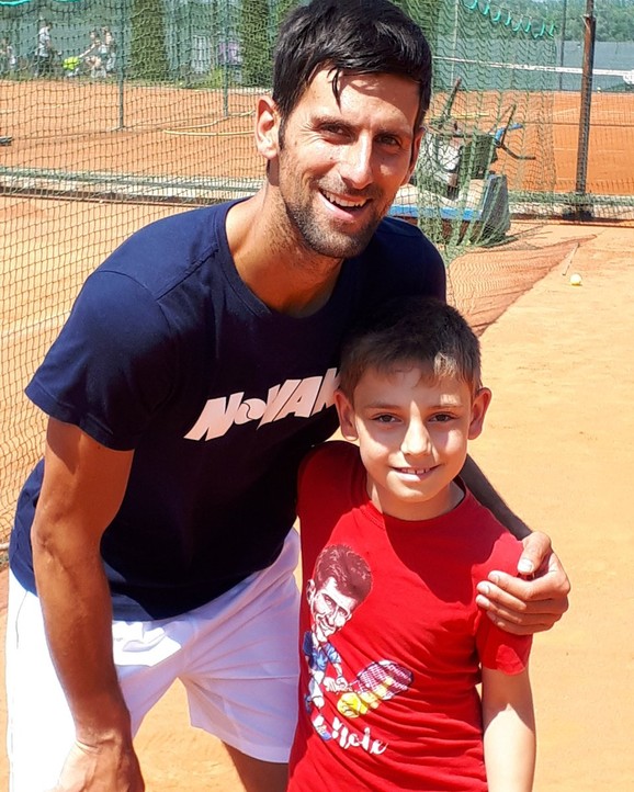 Novak Đoković i Mihailo Topić