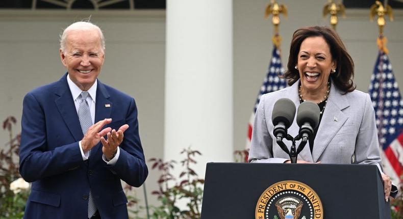 President Joe Biden (left) and Vice President Kamala Harris (right).Saul Loeb/AFP via Getty Images