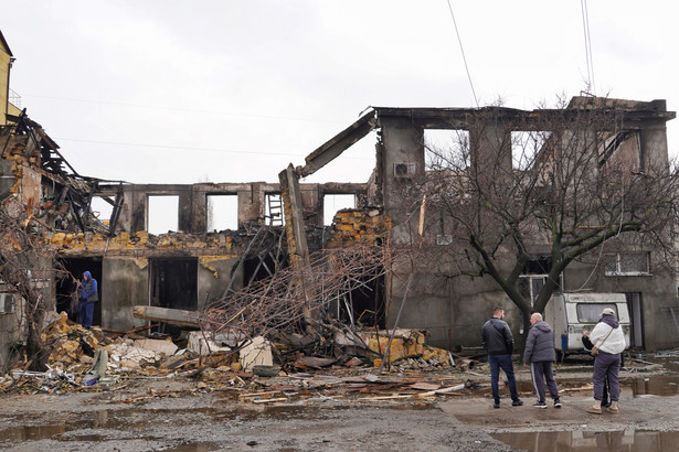 Zniszczenia po ataku rosyjskich dronów w Odessie