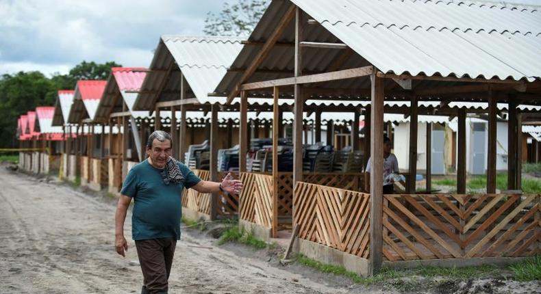 Mauricio Jaramillo, a field doctor for Colombia's FARC rebels, trained nurses who want to study medicine in earnest now that the war is over and the guerrillas are demobilizing