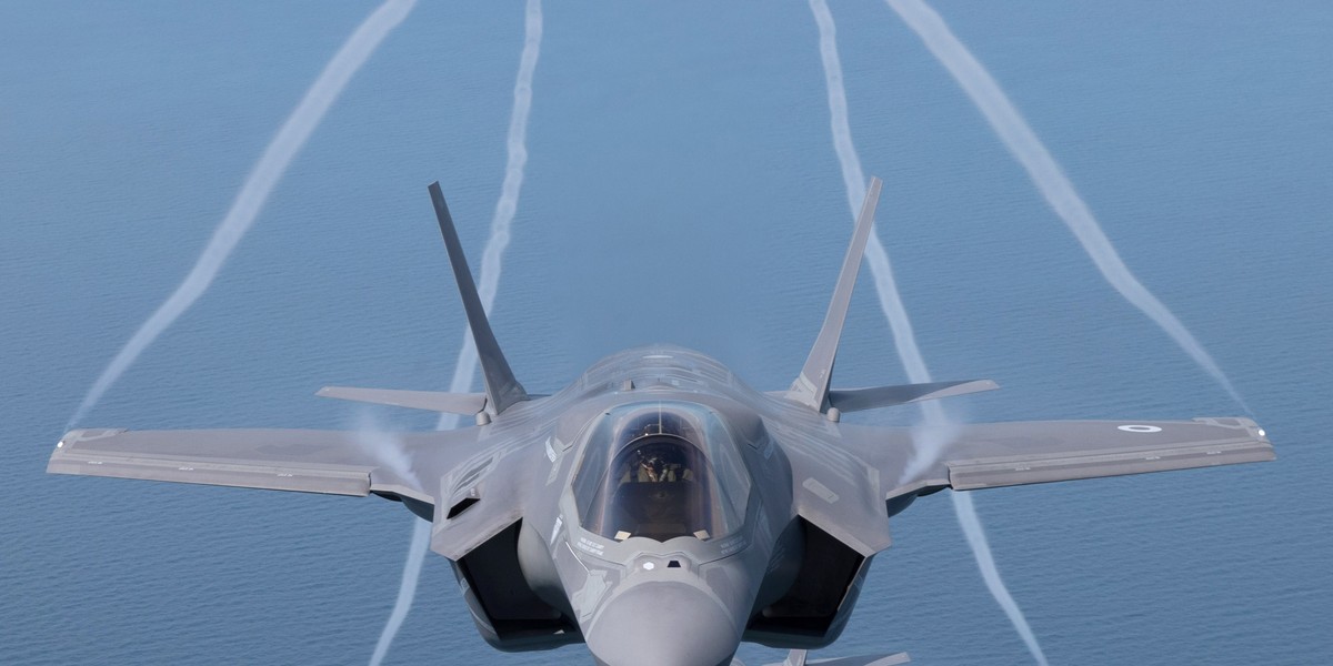 Trump tweets that the F-35's cost is 'out of control' — and now the stock of the company that makes it is diving