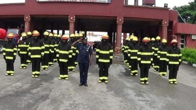 Men of the Federal Fire Service (FFS) (Daily Trust)